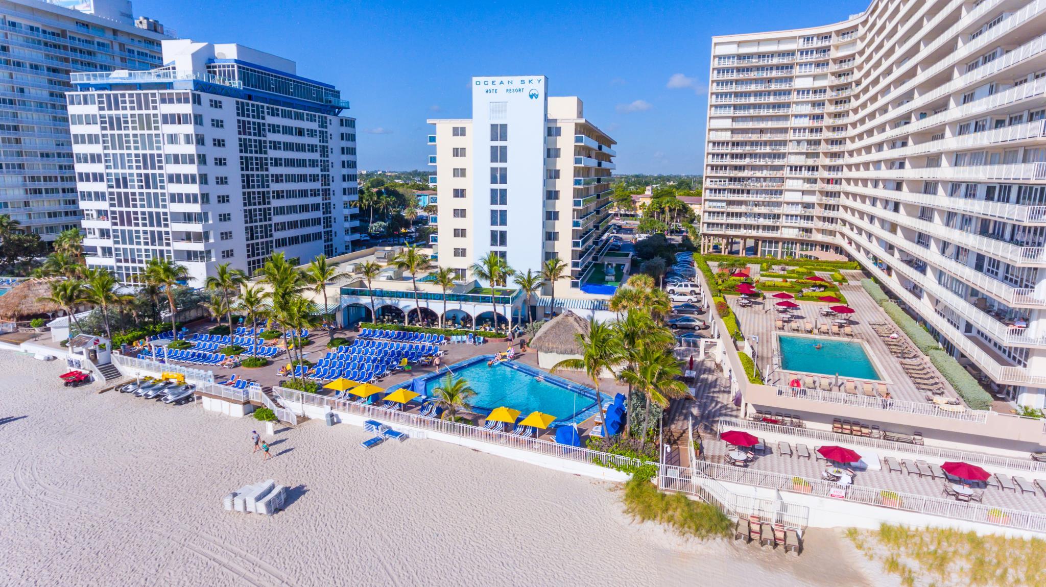 Ocean Sky Hotel & Resort Fort Lauderdale Exterior foto