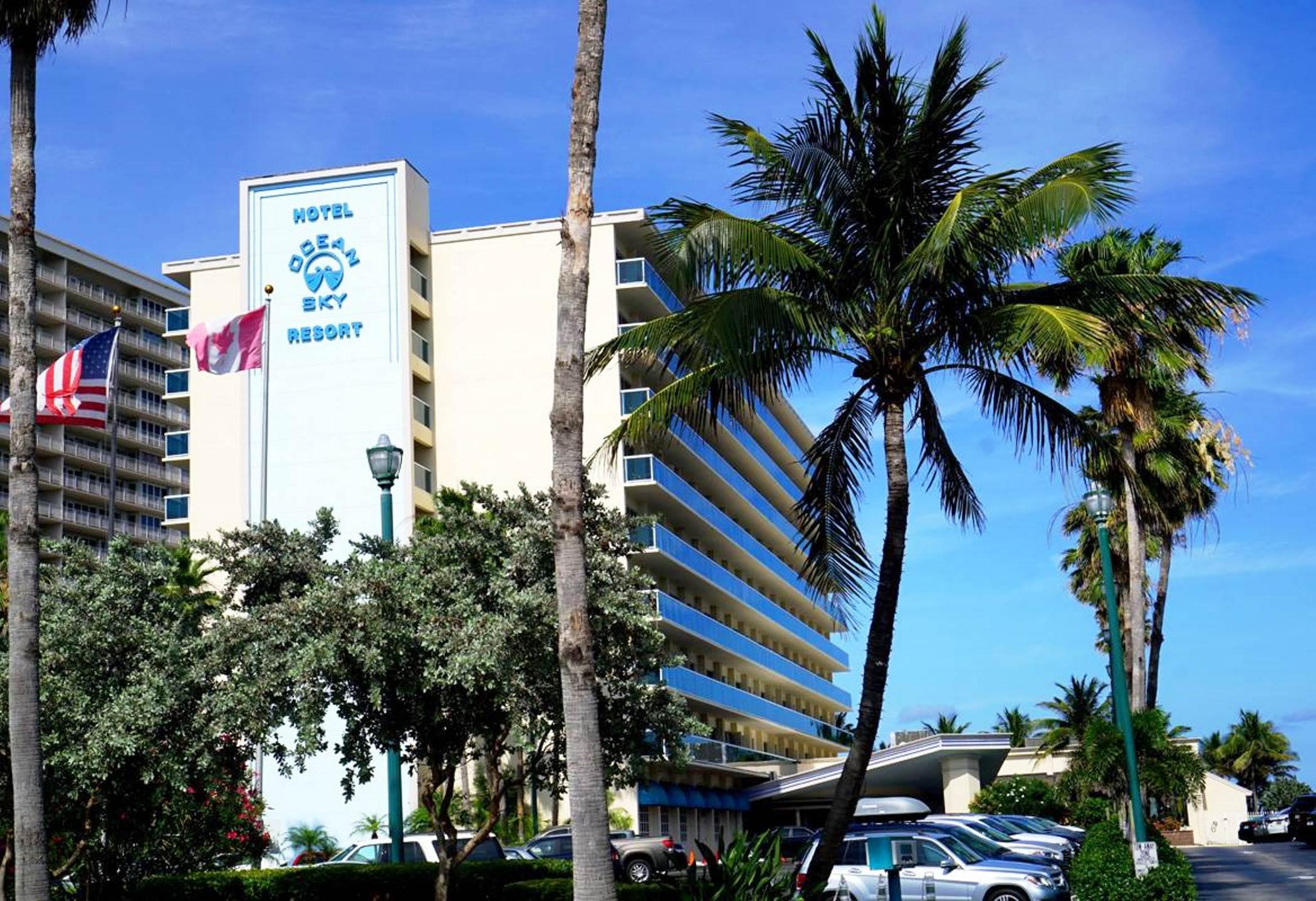 Ocean Sky Hotel & Resort Fort Lauderdale Exterior foto